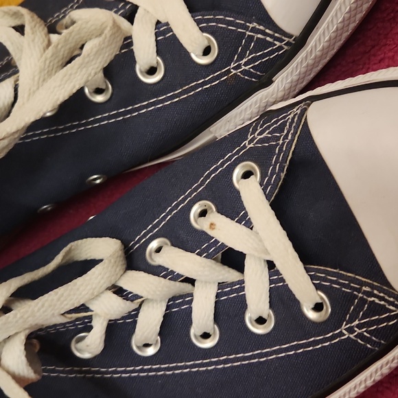 CONVERSE navy high tops - Picture 6 of 13